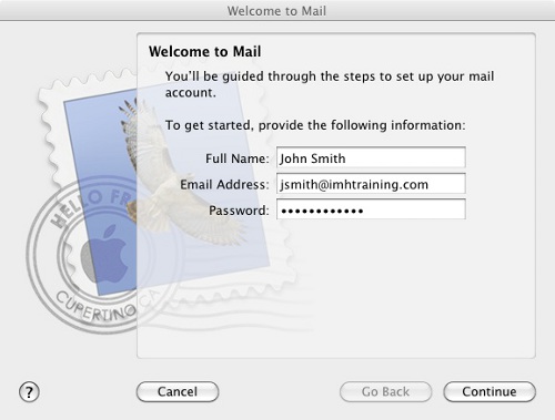 Mac Mail Setting